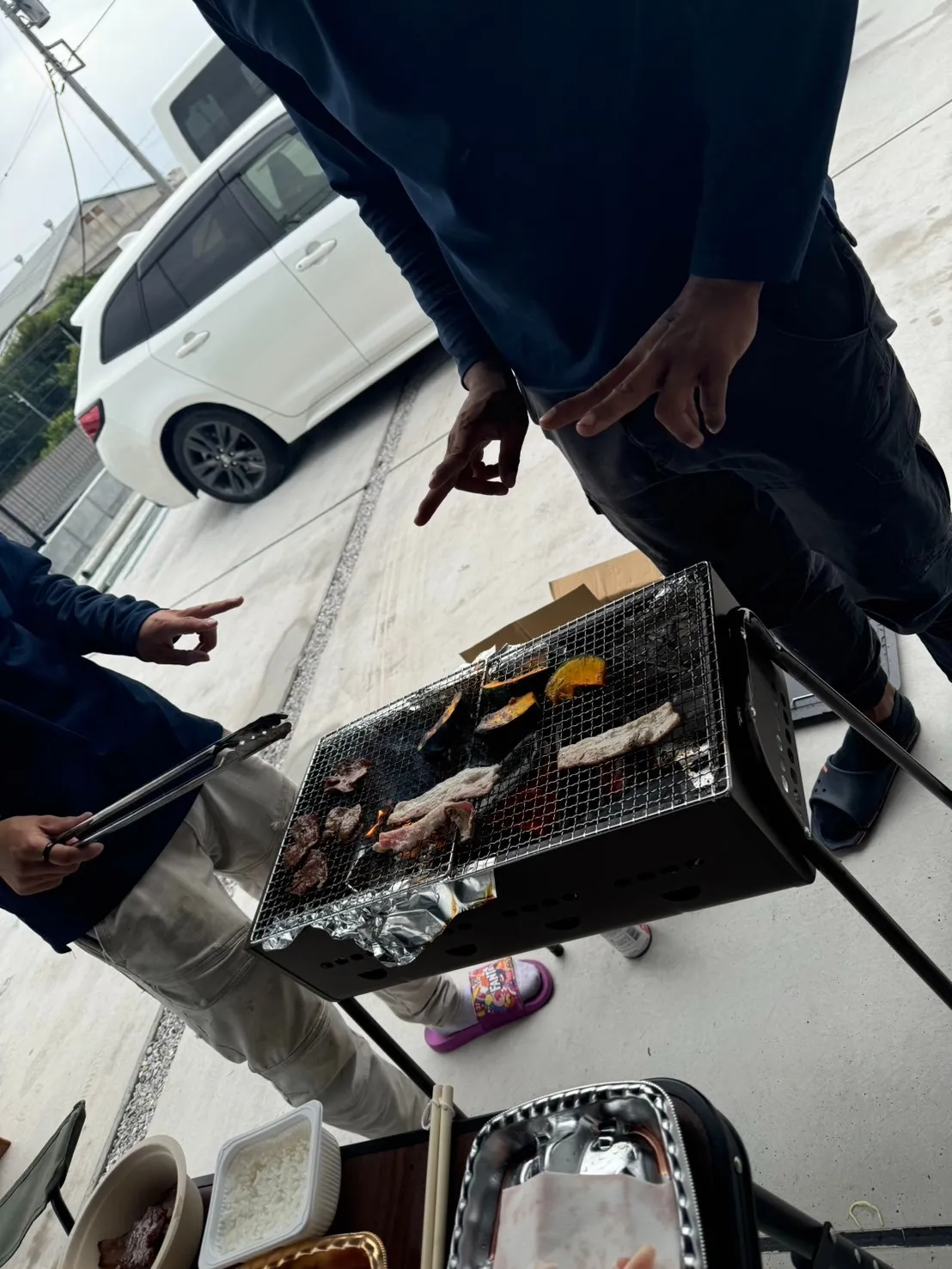 会社内BBQ🍖🔥