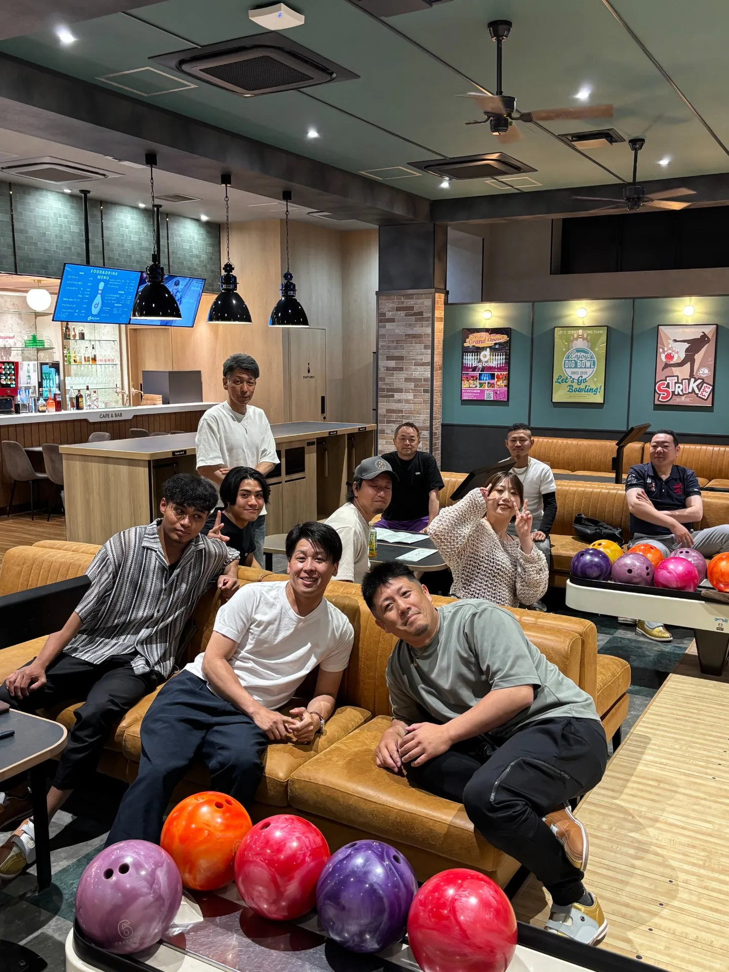 ミヤケン初めてのボーリング大会🎳